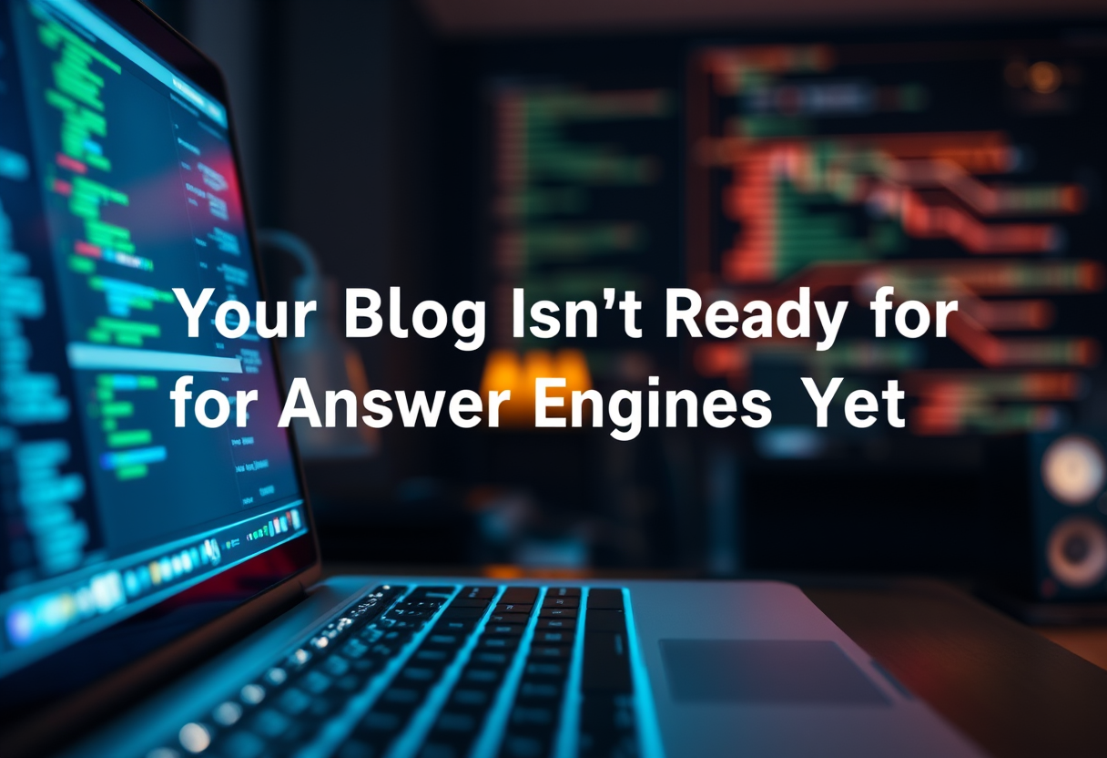 Your Blog Isn't Ready for Answer Engines Yet