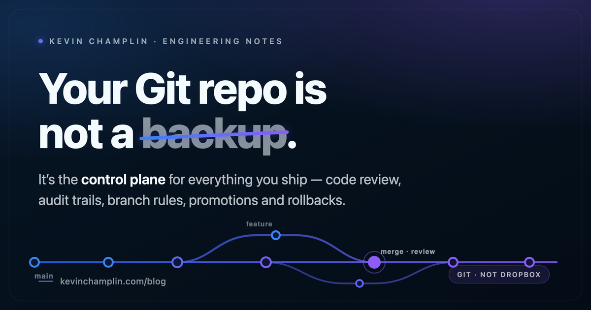 Your Git Repo Is Not a Backup